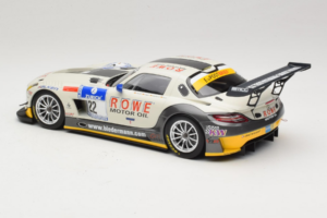 Mercedes SLS AMG GT3 #22 Rowe Racing R. Graf / M. Seyffarth ADAC 24h Nurburgring 2012 Minichamps 1:18 151123122 Metāls — attēls 5 no 6