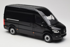 Mercedes Sprinter Melns Norev 1:18 183041 Metāls — attēls 6 no 8