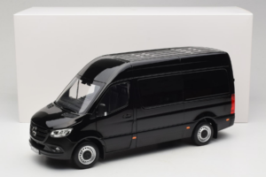 Mercedes Sprinter Melns Norev 1:18 183041 Metāls — attēls 8 no 8