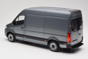 Mercedes Sprinter W907 Furgons Selenite Grey Metallic Norev 1:18 B66004163 Metāls — attēls 7 no 8