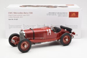 Mercedes SSK #14 Zatuszek Argentinian Autumn Race 1931 CMC 1:18 M-207 Metāls — attēls 6 no 6