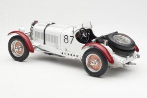 Mercedes SSKL R. Caracciola / W. Sebastian Mille Miglia Winner 1931 CMC 1:18 M-055 Metāls — attēls 5 no 6