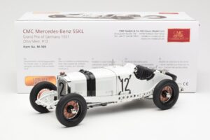 Mercedes SSKL #12 O. Merz German GP 1931 CMC 1:18 M-189 Metāls — attēls 6 no 6