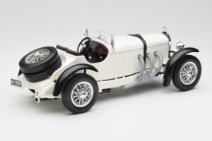 Mercedes SSKL Balts Bburago 1:18 3002 Metāls — attēls 3 no 8