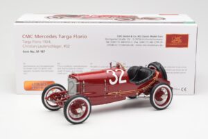 Mercedes #32 C. Lautenschlager / Traub Targa Florio 2nd Place 1924 CMC 1:18 M-187 Metāls — attēls 6 no 6