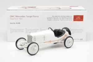 Mercedes Targa Florio Balts CMC 1:18 M-206 Metāls — attēls 6 no 6