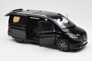 Mercedes V-Class W447 AMG Line Melns Norev 1:18 183860 Metāls — attēls 2 no 6