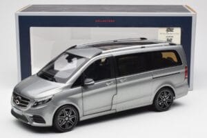 Mercedes V-Class W447 AMG Line Pelēks Metaliks Norev 1:18 183488 Metāls — attēls 9 no 9