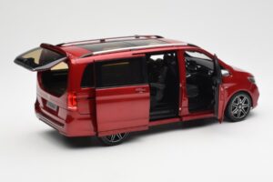 Mercedes V-Class W447 Designo Hyacinth Sarkans Metāliski Norev 1:18 B66004166 Metāls — attēls 2 no 7