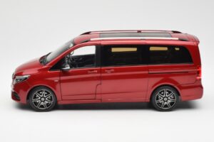 Mercedes V-Class W447 Designo Hyacinth Sarkans Metāliski Norev 1:18 B66004166 Metāls — attēls 3 no 7