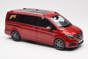 Mercedes V-Class W447 Designo Hyacinth Sarkans Metāliski Norev 1:18 B66004166 Metāls — attēls 5 no 7