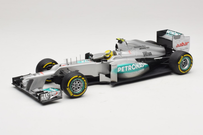 Mercedes W03 #8 N. Rosberg Mercedes AMG Petronas 2012 Minichamps 1:18 110120008 Metāls