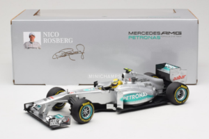 Mercedes W03 #8 N. Rosberg Mercedes AMG Petronas Showcar 2012 Minichamps 1:18 110120078 Metāls — attēls 7 no 7