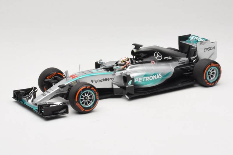 Mercedes W06 #44 L. Hamilton Mercedes AMG Petronas Japanese Grand Prix Winner 2015 Minichamps 1:18 110150344 Metāls