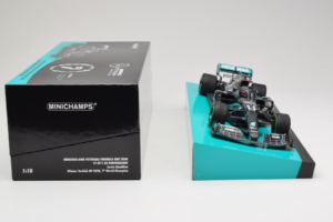 Mercedes W11 #44 L. Hamilton Mercedes AMG Petronas Turkish Grand Prix Winner World Champion 2020 Minichamps 1:18 113201444 Sv — attēls 6 no 7