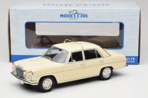 Mercedes W115 Bēšs Taxi MCG 1:18 MCG18055 Metāls — attēls 6 no 6