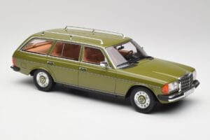 Mercedes W123 200T Cypress Zaļš BoS Models 1:18 BOS008 Metāls — attēls 4 no 6