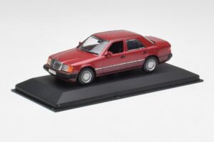 Mercedes 300D W124 Sarkans Minichamps 1:43 3209 Metāls — attēls 2 no 4