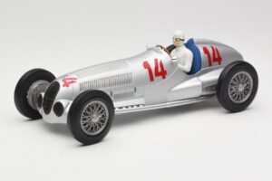 Mercedes W125 #14 Daimler-Benz AG M. von Brauchitsch 2nd Place German GP 1937 Minichamps 1:18 155373114 Metāls