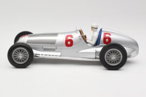 Mercedes W125 #6 Daimler-Benz AG R. Caracciola 2nd Place Eifel Race Nurburgring 1937 Minichamps 1:18 155373106 Metāls — attēls 3 no 6