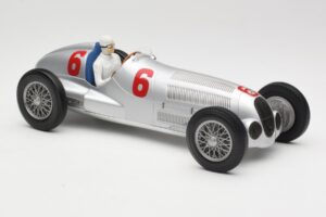 Mercedes W125 #6 Daimler-Benz AG R. Caracciola 2nd Place Eifel Race Nurburgring 1937 Minichamps 1:18 155373106 Metāls — attēls 4 no 6