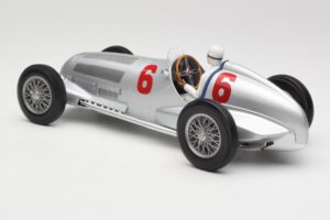 Mercedes W125 #6 Daimler-Benz AG R. Caracciola 2nd Place Eifel Race Nurburgring 1937 Minichamps 1:18 155373106 Metāls — attēls 5 no 6