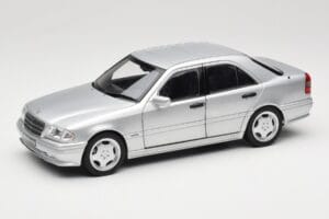 Mercedes C36 AMG W202 Silver Metallic Norev 1:18 183380 Metāls