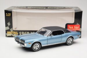 Mercury Cougar XR-7 Zils Sun Star 1:18 1562 Metāls — attēls 8 no 8