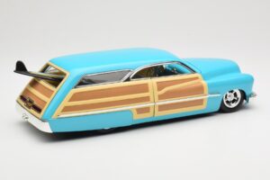 Mercury Merc Woodie Zils Hot Wheels 1:18 27806 Metāls — attēls 3 no 8
