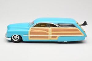 Mercury Merc Woodie Zils Hot Wheels 1:18 27806 Metāls — attēls 4 no 8