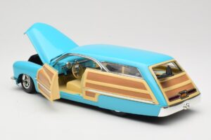 Mercury Merc Woodie Zils Hot Wheels 1:18 27806 Metāls — attēls 5 no 8
