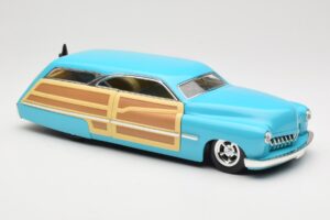Mercury Merc Woodie Zils Hot Wheels 1:18 27806 Metāls — attēls 6 no 8