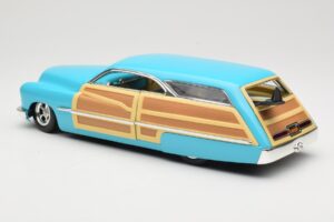 Mercury Merc Woodie Zils Hot Wheels 1:18 27806 Metāls — attēls 7 no 8