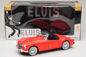 MG A 1600 Roadster Mk I Elvis Presley Blue Hawaii Movie GreenLight 1:18 13524 Metāls — attēls 8 no 8