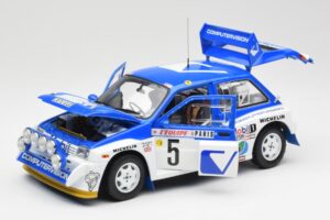 MG Metro 6R4 #5 T. Pond / R. Arthur Rally Monte Carlo 1986 Sun Star 1:18 5537 Metāls — attēls 2 no 8