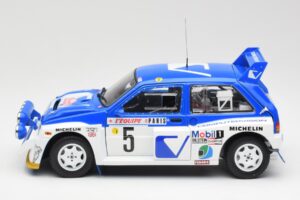 MG Metro 6R4 #5 T. Pond / R. Arthur Rally Monte Carlo 1986 Sun Star 1:18 5537 Metāls — attēls 4 no 8