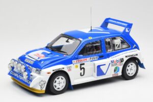 MG Metro 6R4 #5 T. Pond / R. Arthur Rally Monte Carlo 1986 Sun Star 1:18 5537 Metāls