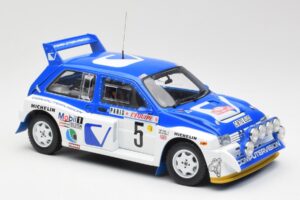 MG Metro 6R4 #5 T. Pond / R. Arthur Rally Monte Carlo 1986 Sun Star 1:18 5537 Metāls — attēls 6 no 8