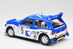 MG Metro 6R4 #5 T. Pond / R. Arthur Rally Monte Carlo 1986 Sun Star 1:18 5537 Metāls — attēls 7 no 8