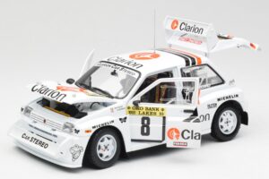 MG Metro 6R4 #8 P. Eklund / D. Whittock Rally Finland 1986 Sun Star 1:18 5536 Metāls — attēls 2 no 8