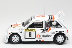 MG Metro 6R4 #8 P. Eklund / D. Whittock Rally Finland 1986 Sun Star 1:18 5536 Metāls — attēls 4 no 8