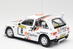 MG Metro 6R4 #8 P. Eklund / D. Whittock Rally Finland 1986 Sun Star 1:18 5536 Metāls — attēls 7 no 8