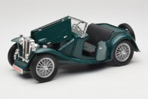 MG TC Midget Shires Green Road Legends 1:18 92468 Metāls — attēls 2 no 8