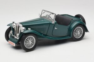 MG TC Midget Shires Green Road Legends 1:18 92468 Metāls
