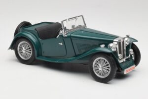 MG TC Midget Shires Green Road Legends 1:18 92468 Metāls — attēls 7 no 8