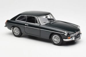 MGB GT Mk2 Coupe Racing Zaļš AUTOart 1:18 76602 Metāls — attēls 6 no 8