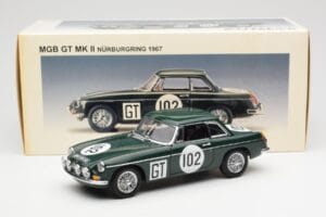 MGB GT Mk2 Nurburgring Zaļš AUTOart 1:18 86781 Metāls — attēls 8 no 8