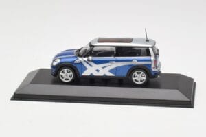 Mini Clubman R55 Cooper S Blue Metallic Onitsuka Tiger Minichamps 1:43 403138676 Metāls