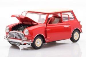 Mini Cooper 1275 S Sarkans Kyosho 1:18 8840 Metāls — attēls 2 no 8
