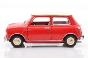 Mini Cooper 1275 S Sarkans Kyosho 1:18 8840 Metāls — attēls 4 no 8